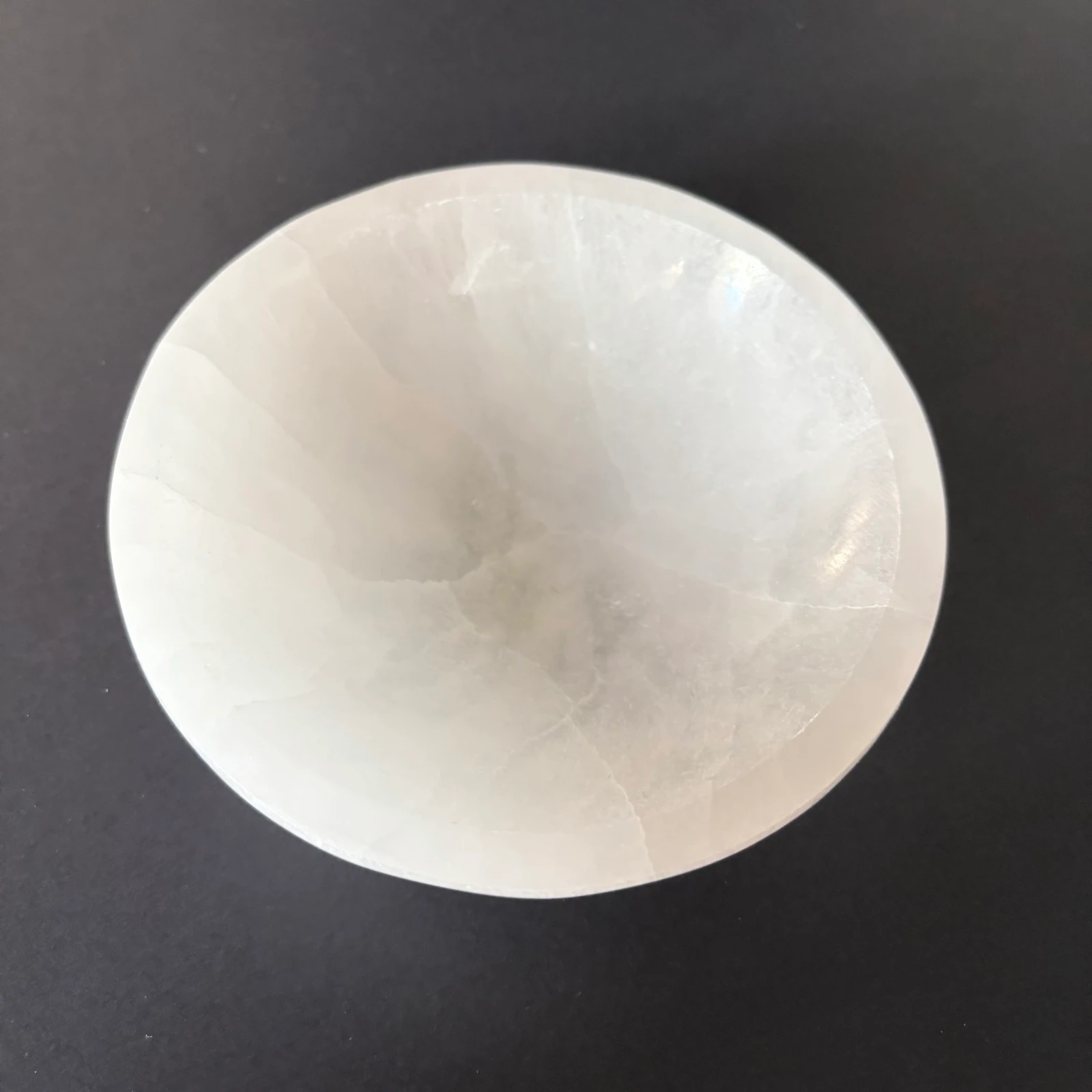 Schotel van Natuurlijk Witte Seleniet | Bord voor Sieraden en Kristallen – photo 2